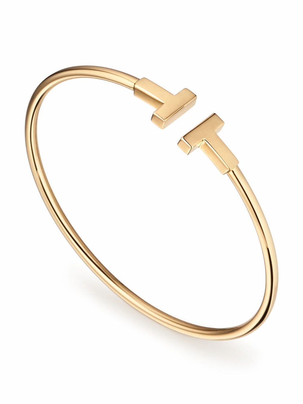 Tiffany T Wire Bracelet in 18k Yellow Gold